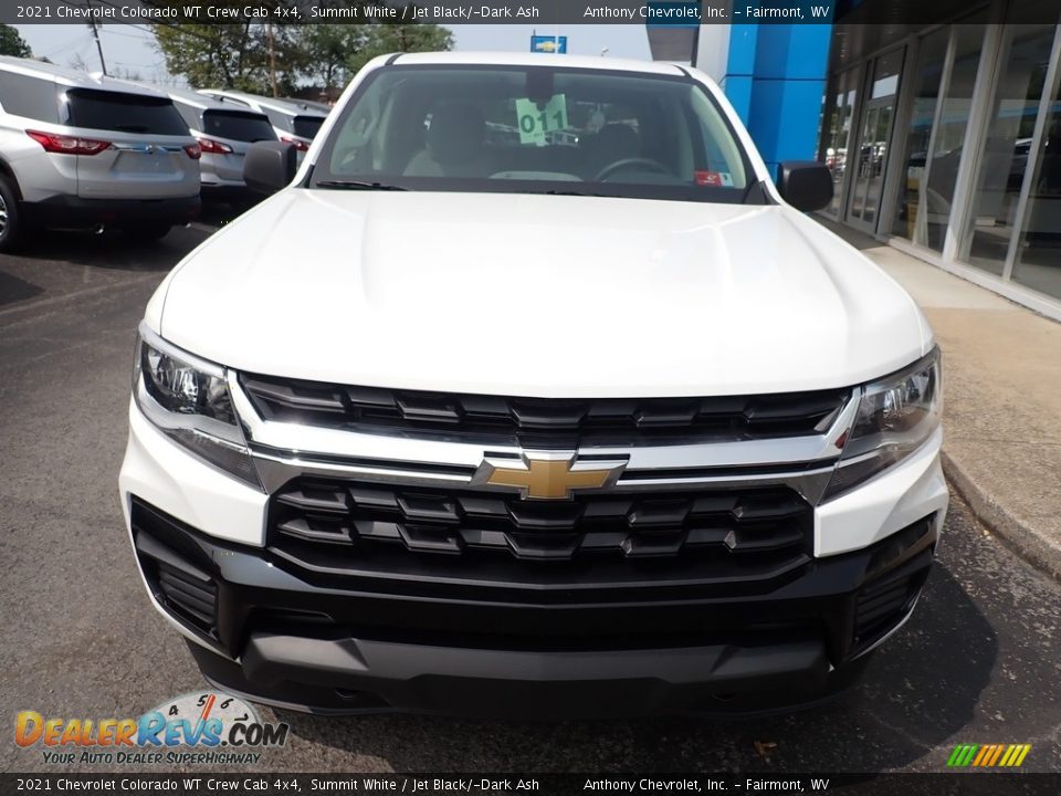 2021 Chevrolet Colorado WT Crew Cab 4x4 Summit White / Jet Black/­Dark Ash Photo #8