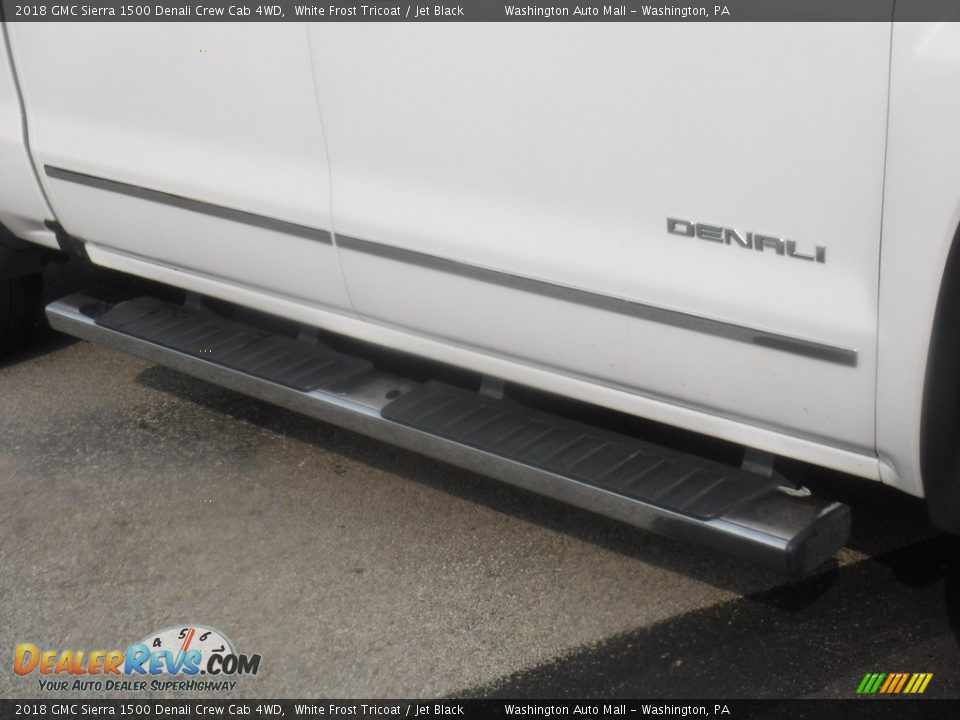 2018 GMC Sierra 1500 Denali Crew Cab 4WD White Frost Tricoat / Jet Black Photo #12
