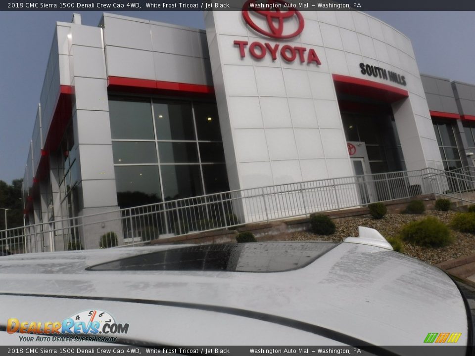 2018 GMC Sierra 1500 Denali Crew Cab 4WD White Frost Tricoat / Jet Black Photo #14