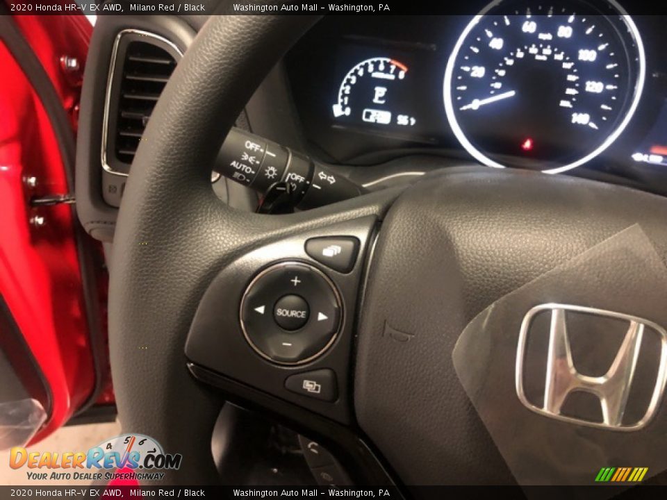 2020 Honda HR-V EX AWD Milano Red / Black Photo #10