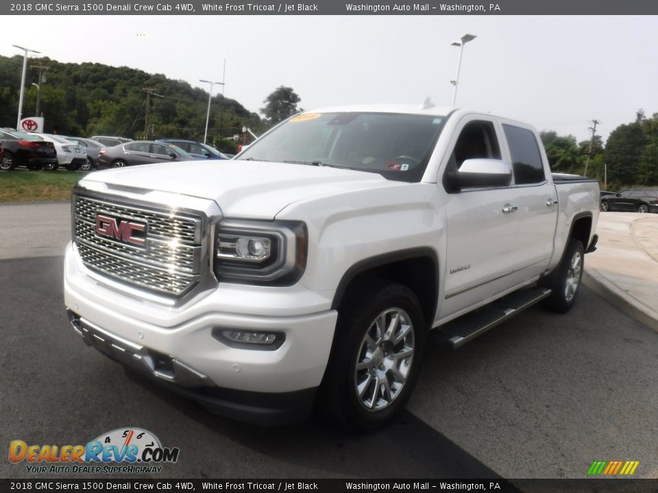 2018 GMC Sierra 1500 Denali Crew Cab 4WD White Frost Tricoat / Jet Black Photo #16