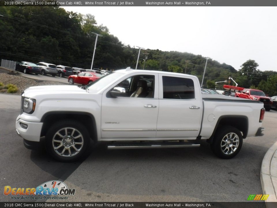2018 GMC Sierra 1500 Denali Crew Cab 4WD White Frost Tricoat / Jet Black Photo #17