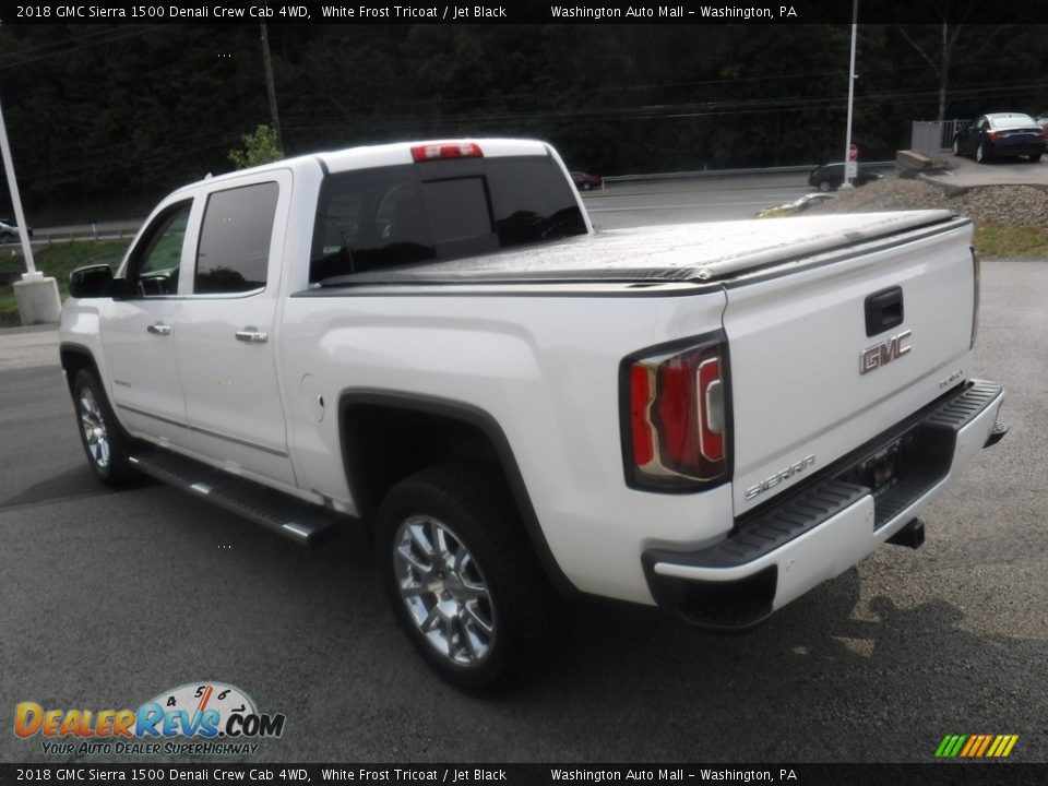 2018 GMC Sierra 1500 Denali Crew Cab 4WD White Frost Tricoat / Jet Black Photo #18