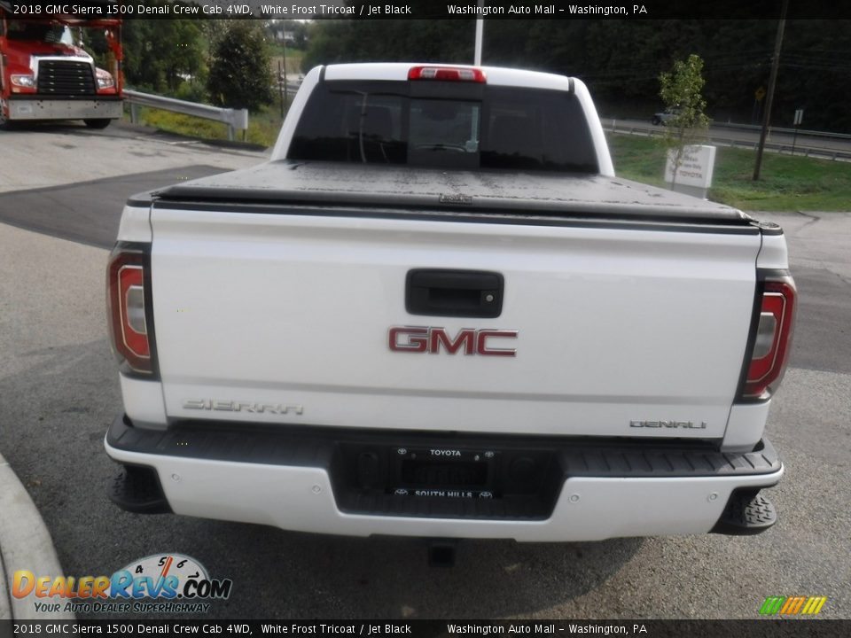 2018 GMC Sierra 1500 Denali Crew Cab 4WD White Frost Tricoat / Jet Black Photo #19