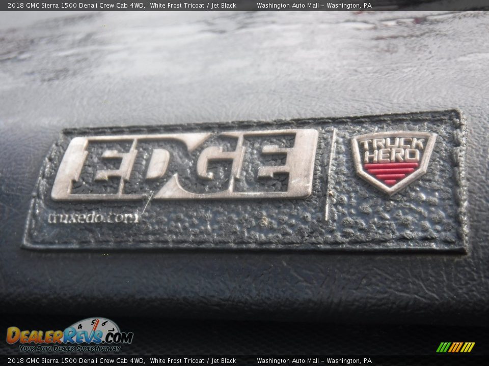2018 GMC Sierra 1500 Denali Crew Cab 4WD White Frost Tricoat / Jet Black Photo #22