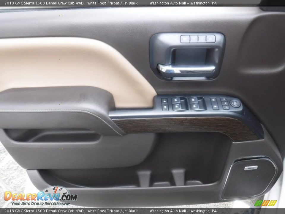 2018 GMC Sierra 1500 Denali Crew Cab 4WD White Frost Tricoat / Jet Black Photo #26