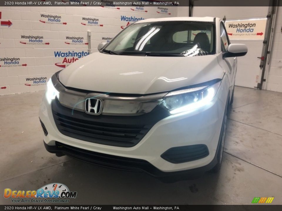 2020 Honda HR-V LX AWD Platinum White Pearl / Gray Photo #5