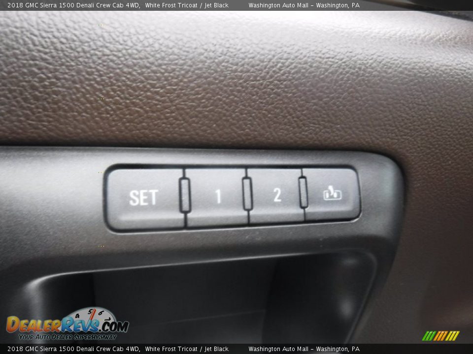 2018 GMC Sierra 1500 Denali Crew Cab 4WD White Frost Tricoat / Jet Black Photo #27