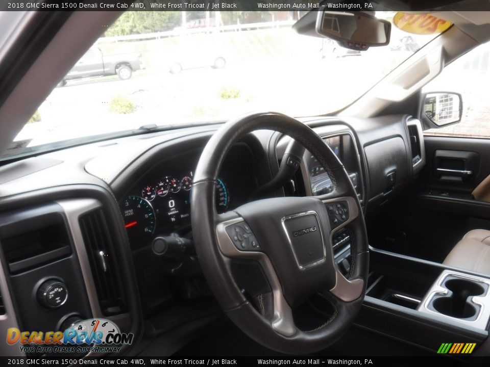 2018 GMC Sierra 1500 Denali Crew Cab 4WD White Frost Tricoat / Jet Black Photo #29