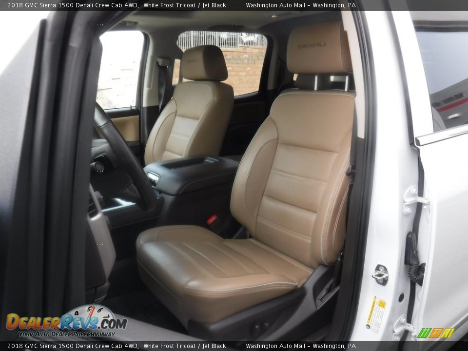 2018 GMC Sierra 1500 Denali Crew Cab 4WD White Frost Tricoat / Jet Black Photo #33