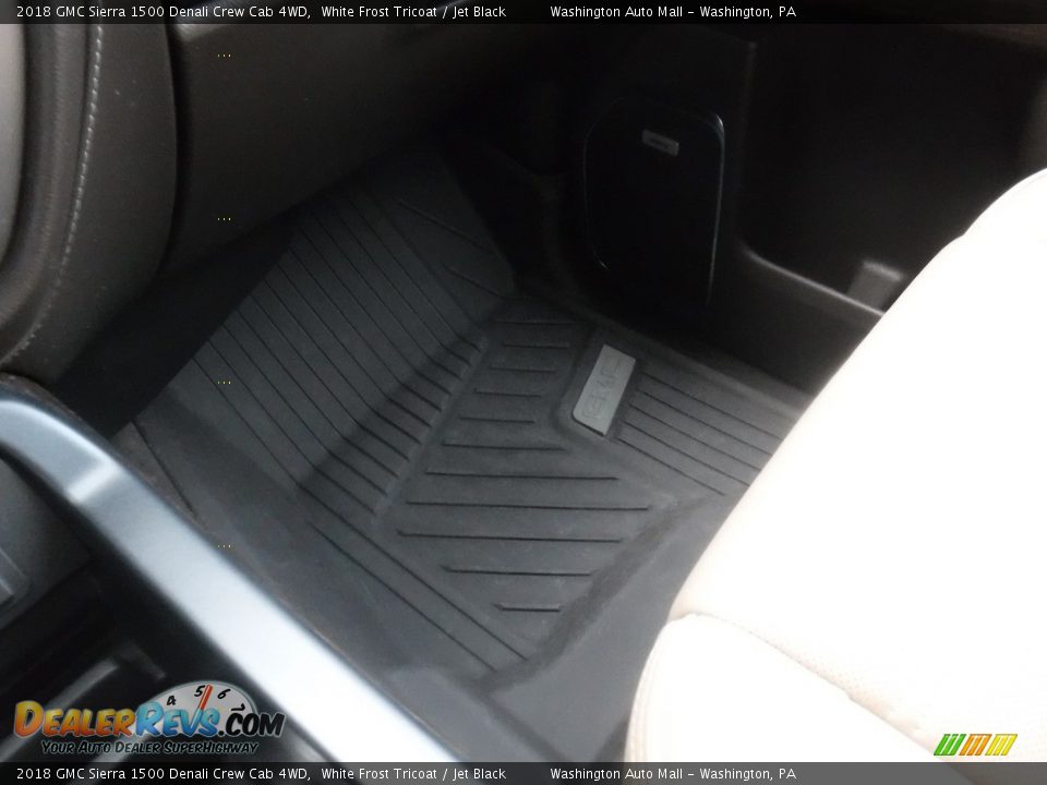 2018 GMC Sierra 1500 Denali Crew Cab 4WD White Frost Tricoat / Jet Black Photo #34