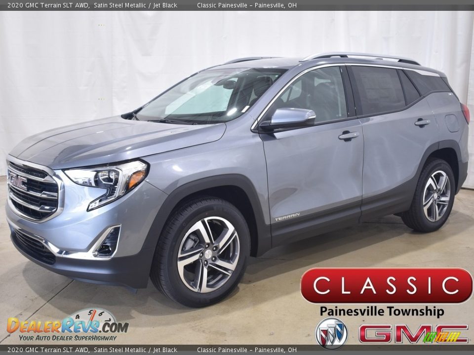 2020 GMC Terrain SLT AWD Satin Steel Metallic / Jet Black Photo #1