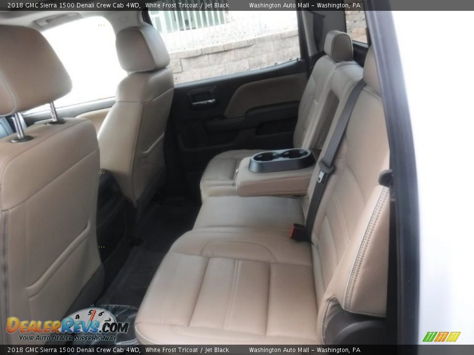 2018 GMC Sierra 1500 Denali Crew Cab 4WD White Frost Tricoat / Jet Black Photo #35