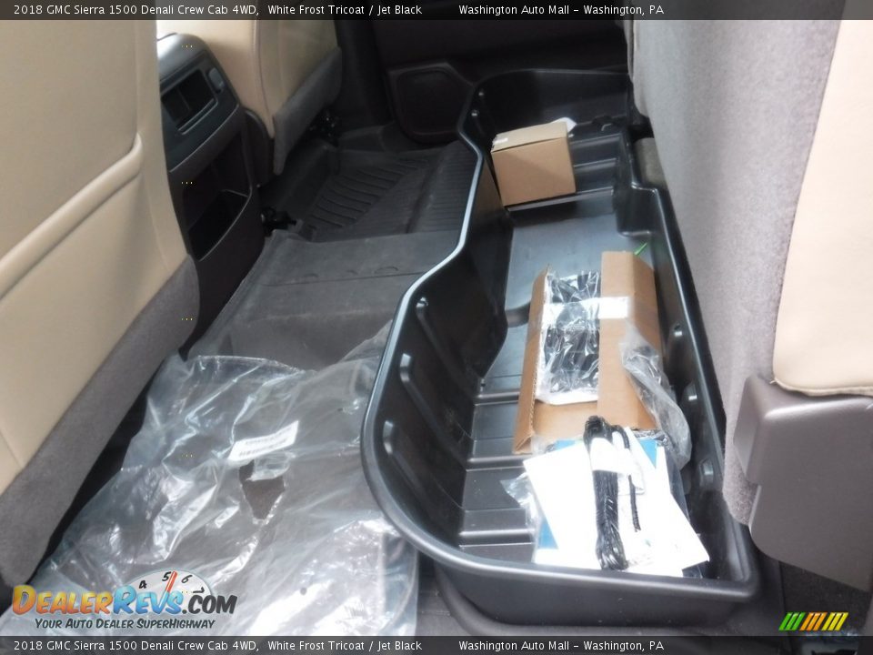 2018 GMC Sierra 1500 Denali Crew Cab 4WD White Frost Tricoat / Jet Black Photo #36