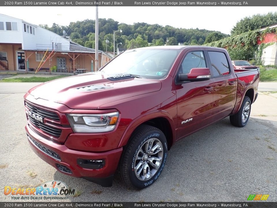 2020 Ram 1500 Laramie Crew Cab 4x4 Delmonico Red Pearl / Black Photo #1