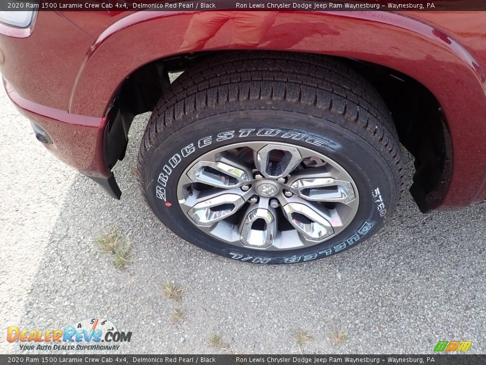 2020 Ram 1500 Laramie Crew Cab 4x4 Delmonico Red Pearl / Black Photo #2