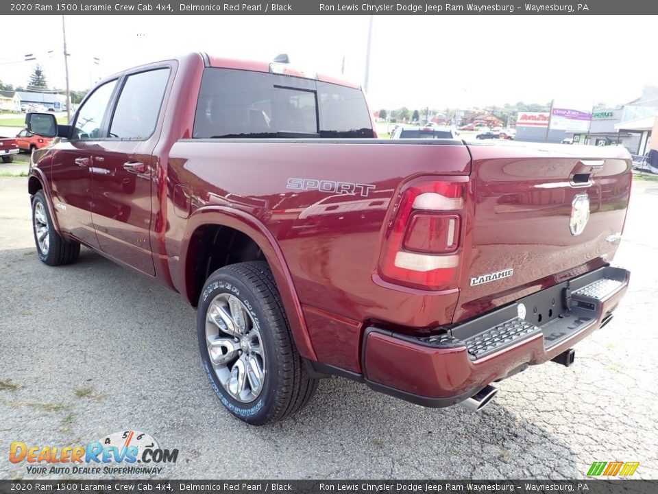 2020 Ram 1500 Laramie Crew Cab 4x4 Delmonico Red Pearl / Black Photo #4
