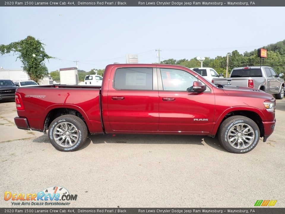 2020 Ram 1500 Laramie Crew Cab 4x4 Delmonico Red Pearl / Black Photo #7