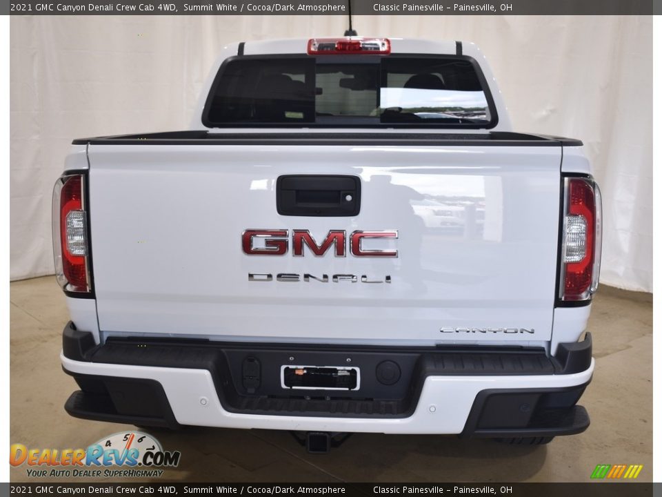 2021 GMC Canyon Denali Crew Cab 4WD Summit White / Cocoa/Dark Atmosphere Photo #3