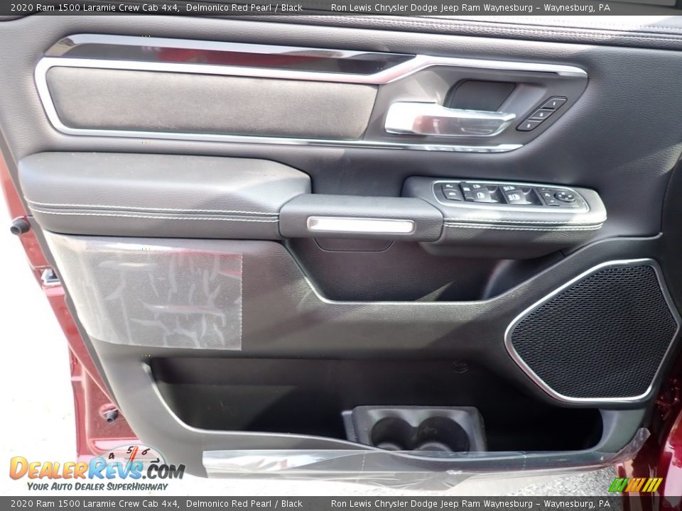 2020 Ram 1500 Laramie Crew Cab 4x4 Delmonico Red Pearl / Black Photo #14