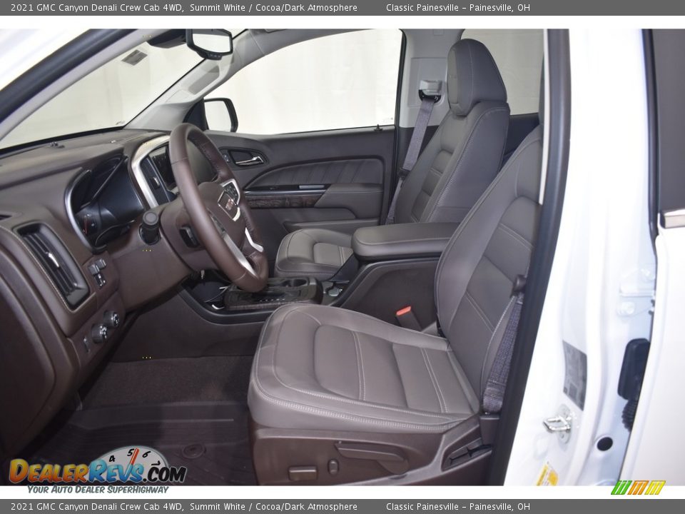 Cocoa/Dark Atmosphere Interior - 2021 GMC Canyon Denali Crew Cab 4WD Photo #6