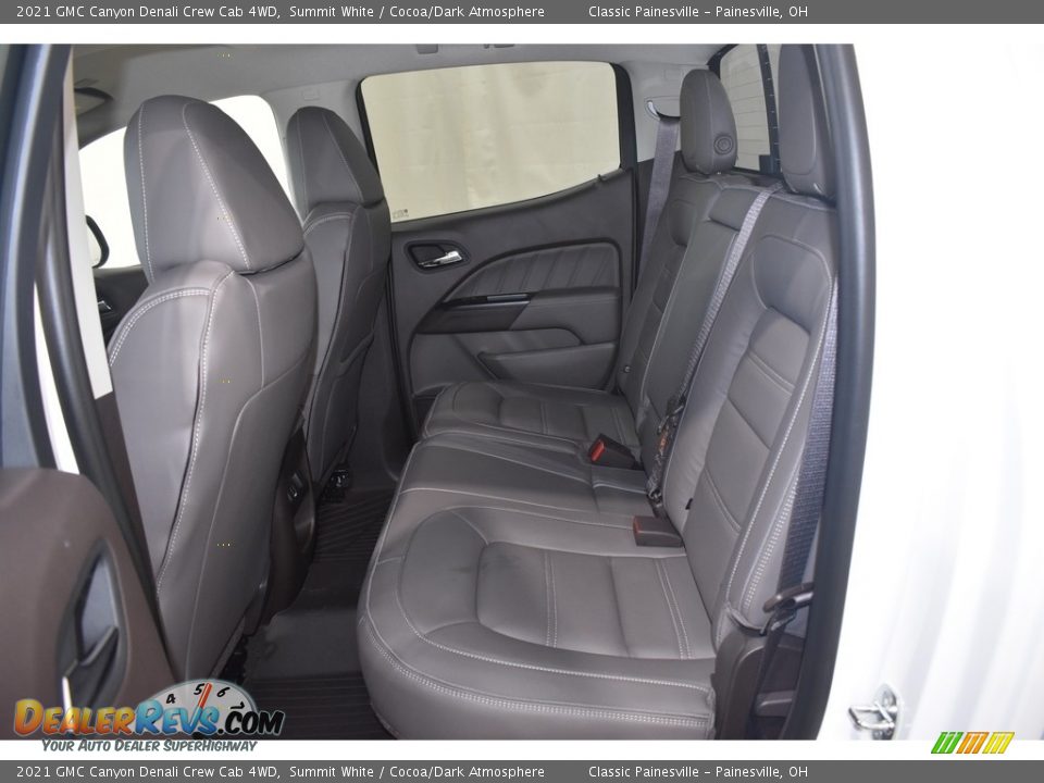 Rear Seat of 2021 GMC Canyon Denali Crew Cab 4WD Photo #7