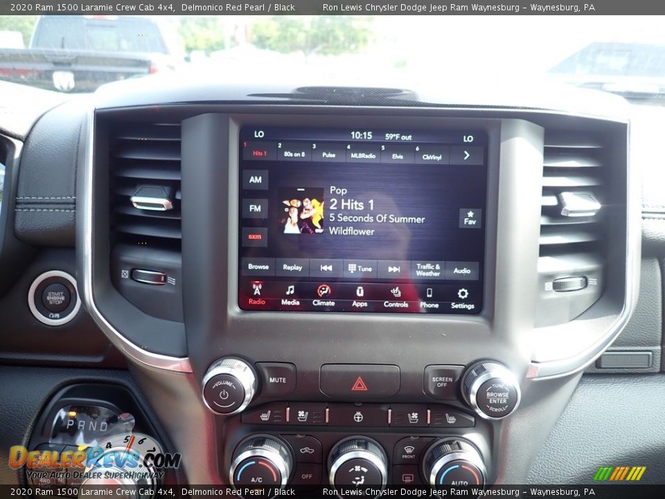 2020 Ram 1500 Laramie Crew Cab 4x4 Delmonico Red Pearl / Black Photo #16