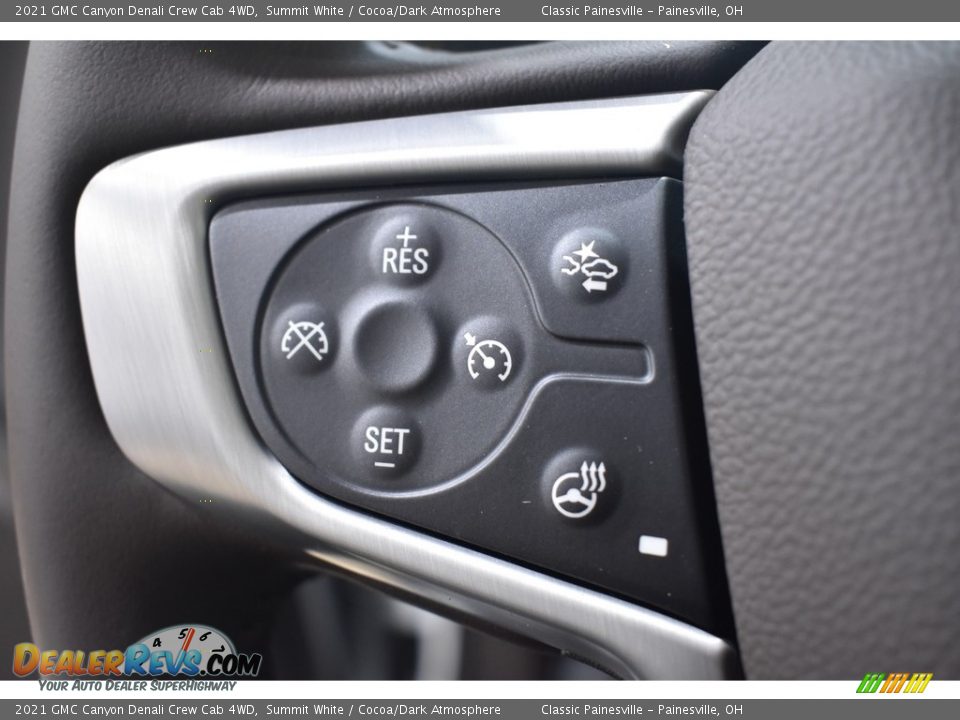 2021 GMC Canyon Denali Crew Cab 4WD Steering Wheel Photo #8