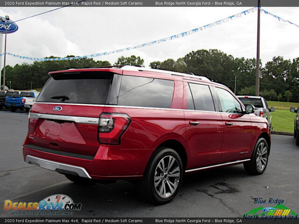 2020 Ford Expedition Platinum Max 4x4 Rapid Red / Medium Soft Ceramic Photo #5