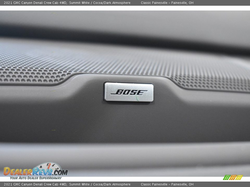 2021 GMC Canyon Denali Crew Cab 4WD Summit White / Cocoa/Dark Atmosphere Photo #10