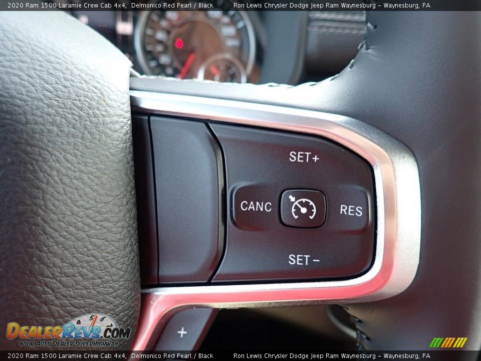 2020 Ram 1500 Laramie Crew Cab 4x4 Delmonico Red Pearl / Black Photo #18