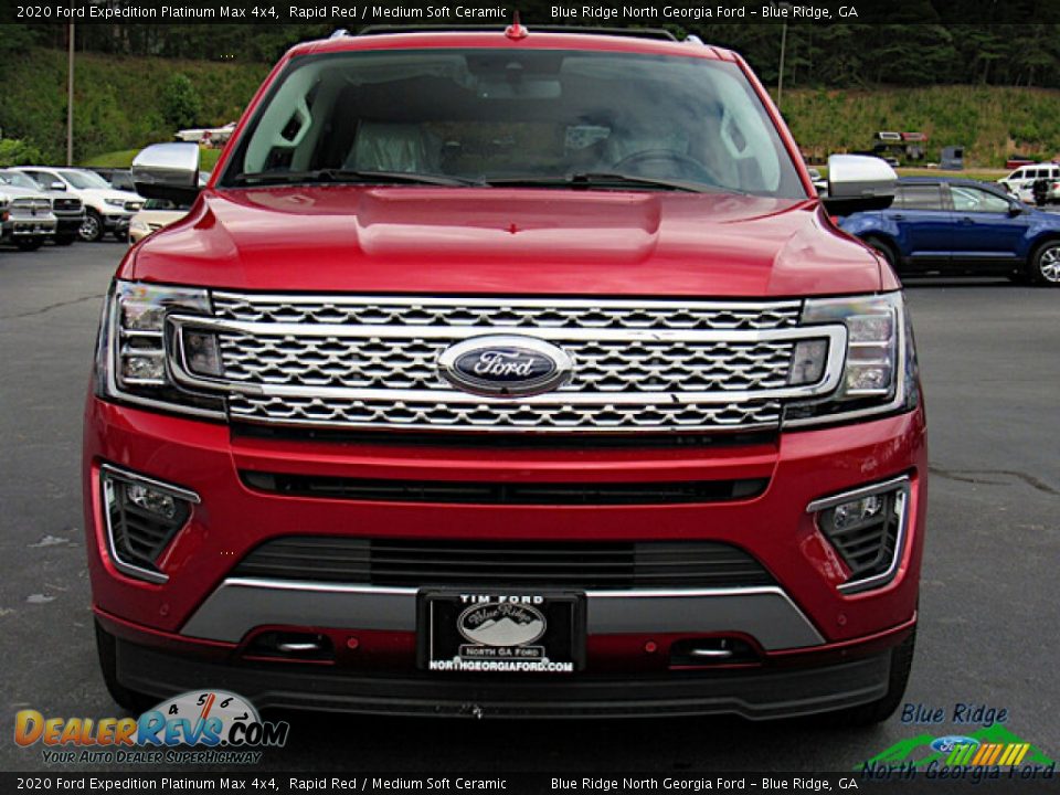 2020 Ford Expedition Platinum Max 4x4 Rapid Red / Medium Soft Ceramic Photo #8