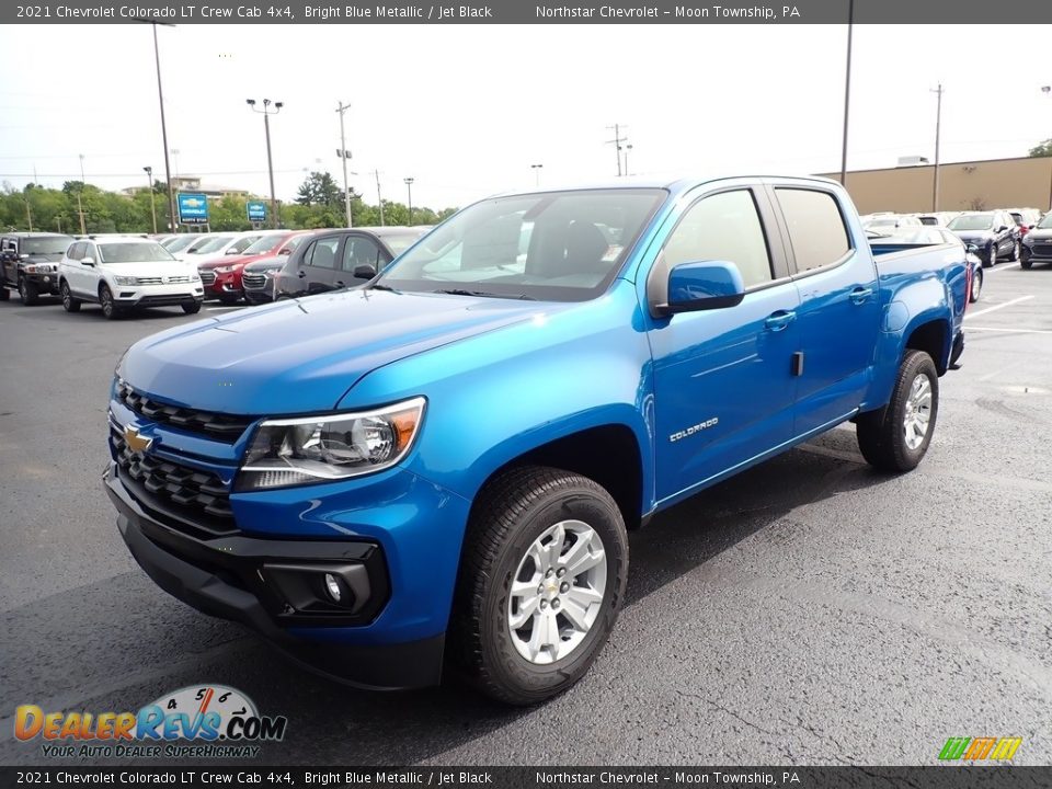 2021 Chevrolet Colorado LT Crew Cab 4x4 Bright Blue Metallic / Jet Black Photo #1