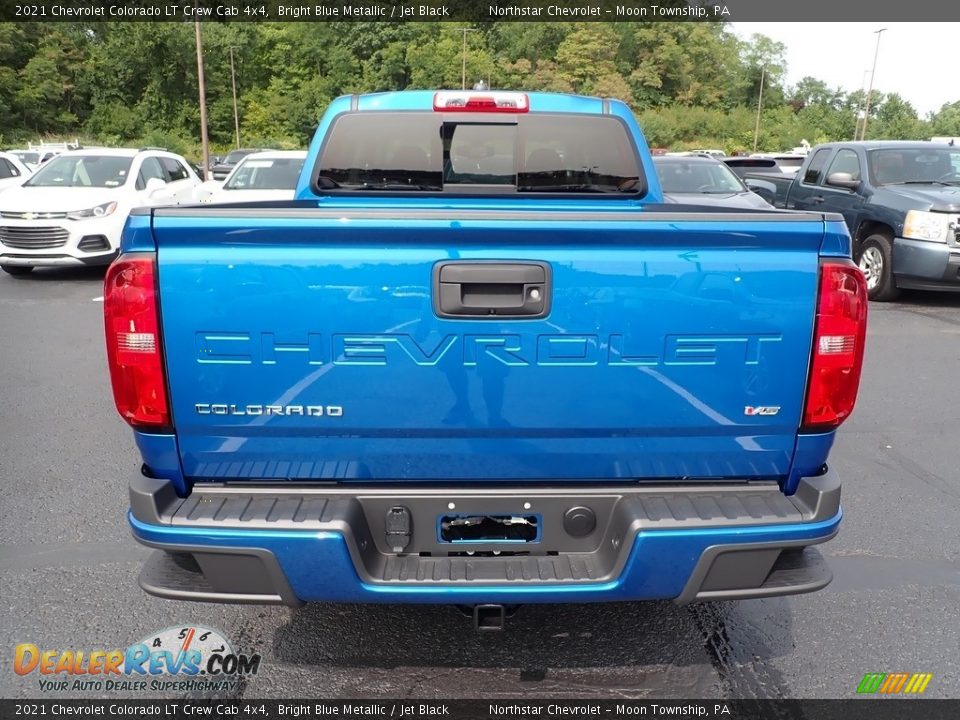 2021 Chevrolet Colorado LT Crew Cab 4x4 Bright Blue Metallic / Jet Black Photo #5