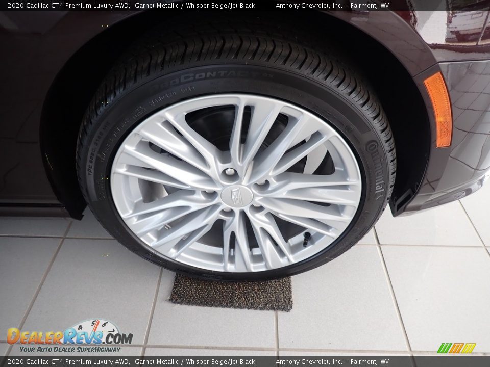 2020 Cadillac CT4 Premium Luxury AWD Garnet Metallic / Whisper Beige/Jet Black Photo #2