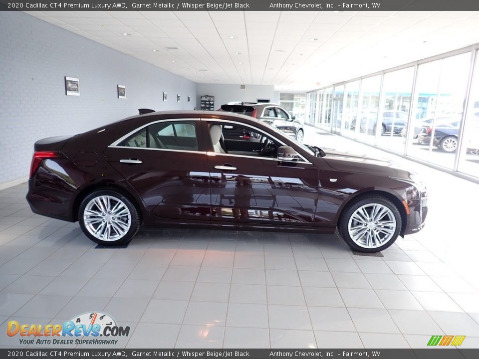 Garnet Metallic 2020 Cadillac CT4 Premium Luxury AWD Photo #3
