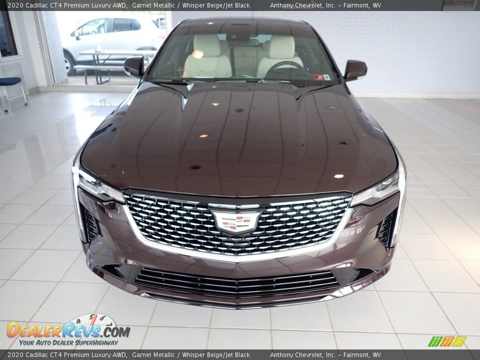 2020 Cadillac CT4 Premium Luxury AWD Garnet Metallic / Whisper Beige/Jet Black Photo #9