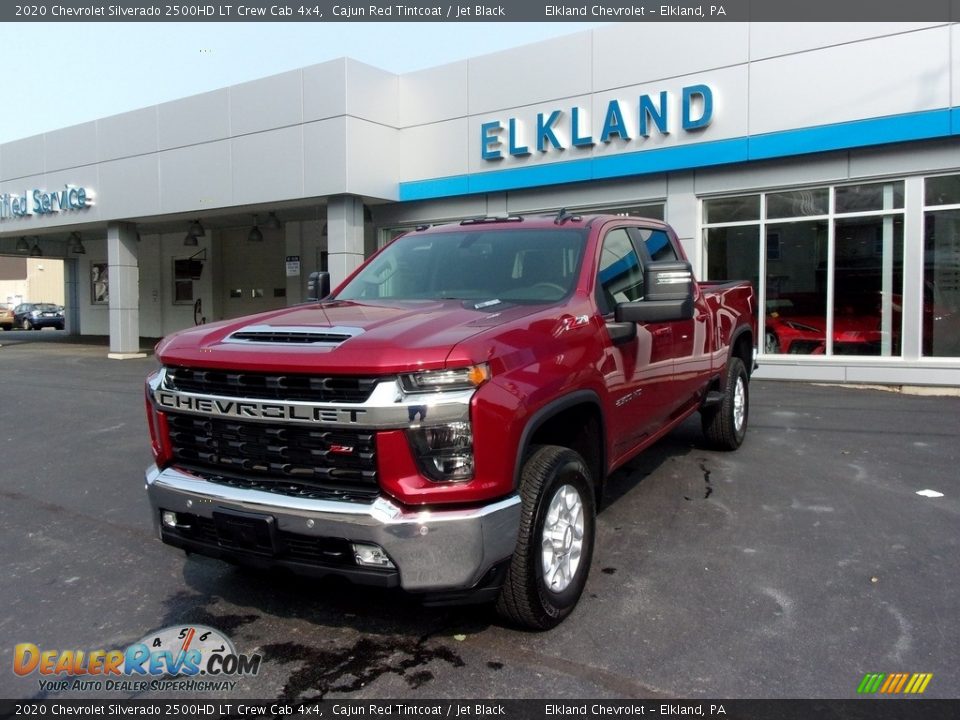 2020 Chevrolet Silverado 2500HD LT Crew Cab 4x4 Cajun Red Tintcoat / Jet Black Photo #2