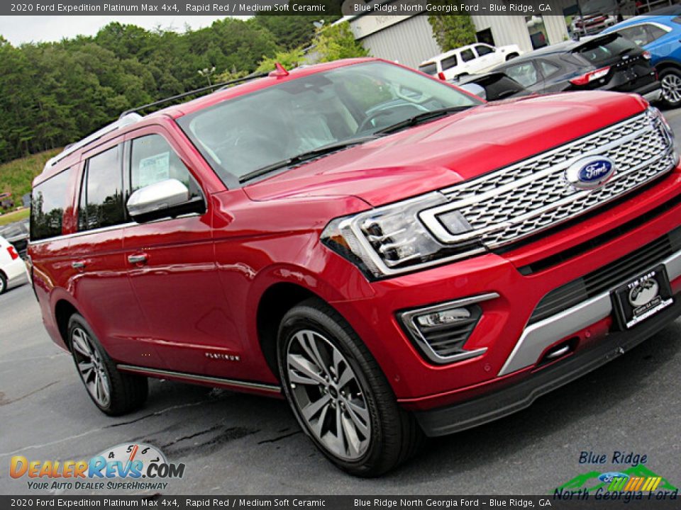 2020 Ford Expedition Platinum Max 4x4 Rapid Red / Medium Soft Ceramic Photo #32