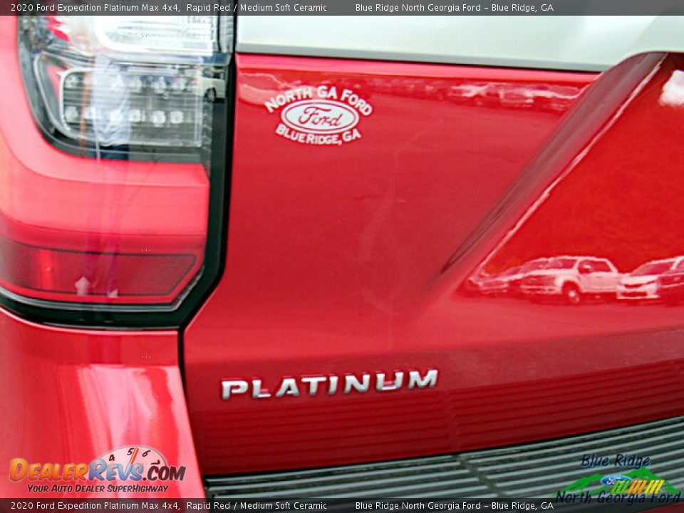 2020 Ford Expedition Platinum Max 4x4 Rapid Red / Medium Soft Ceramic Photo #35