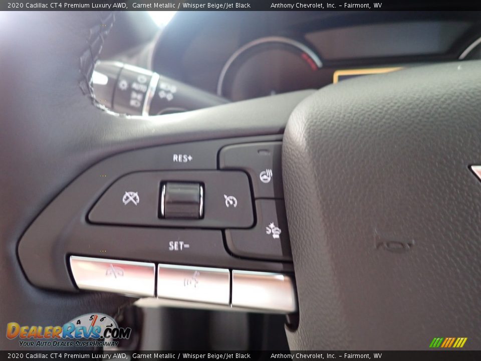 2020 Cadillac CT4 Premium Luxury AWD Garnet Metallic / Whisper Beige/Jet Black Photo #17