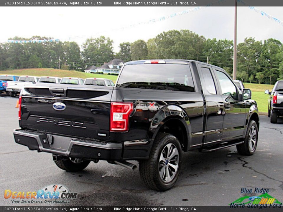 2020 Ford F150 STX SuperCab 4x4 Agate Black / Black Photo #5