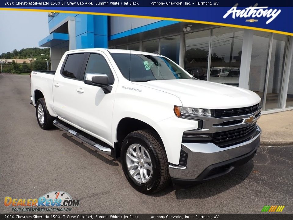 2020 Chevrolet Silverado 1500 LT Crew Cab 4x4 Summit White / Jet Black Photo #1