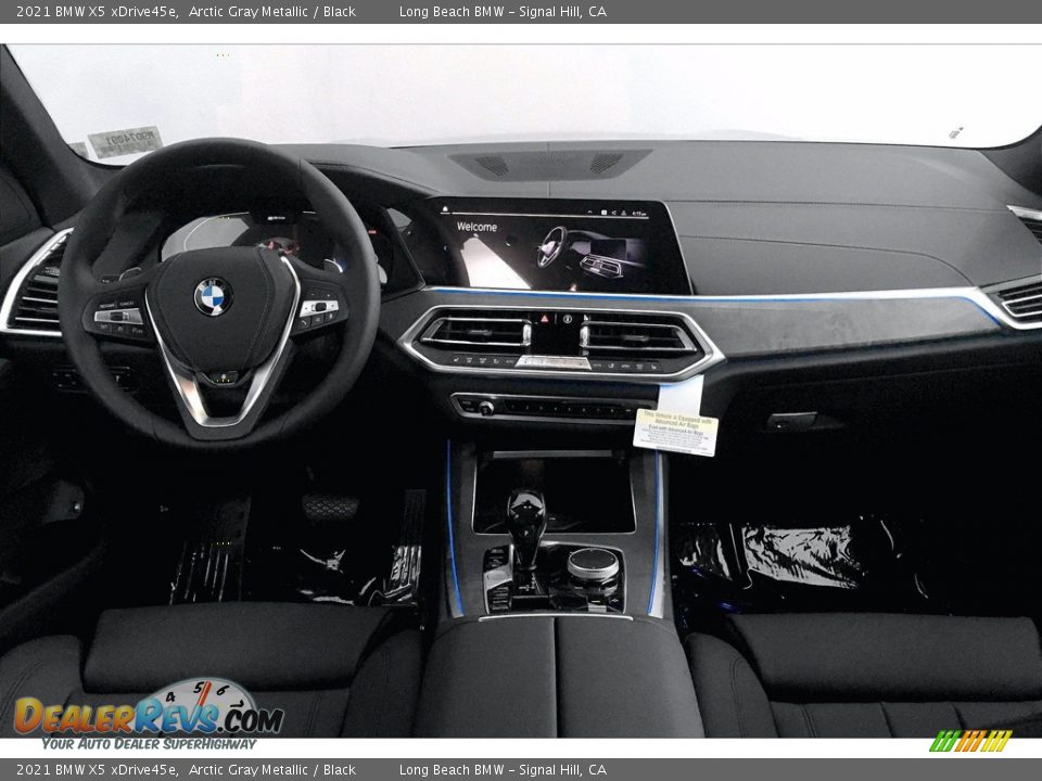 2021 BMW X5 xDrive45e Arctic Gray Metallic / Black Photo #5