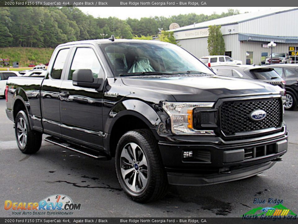 2020 Ford F150 STX SuperCab 4x4 Agate Black / Black Photo #7