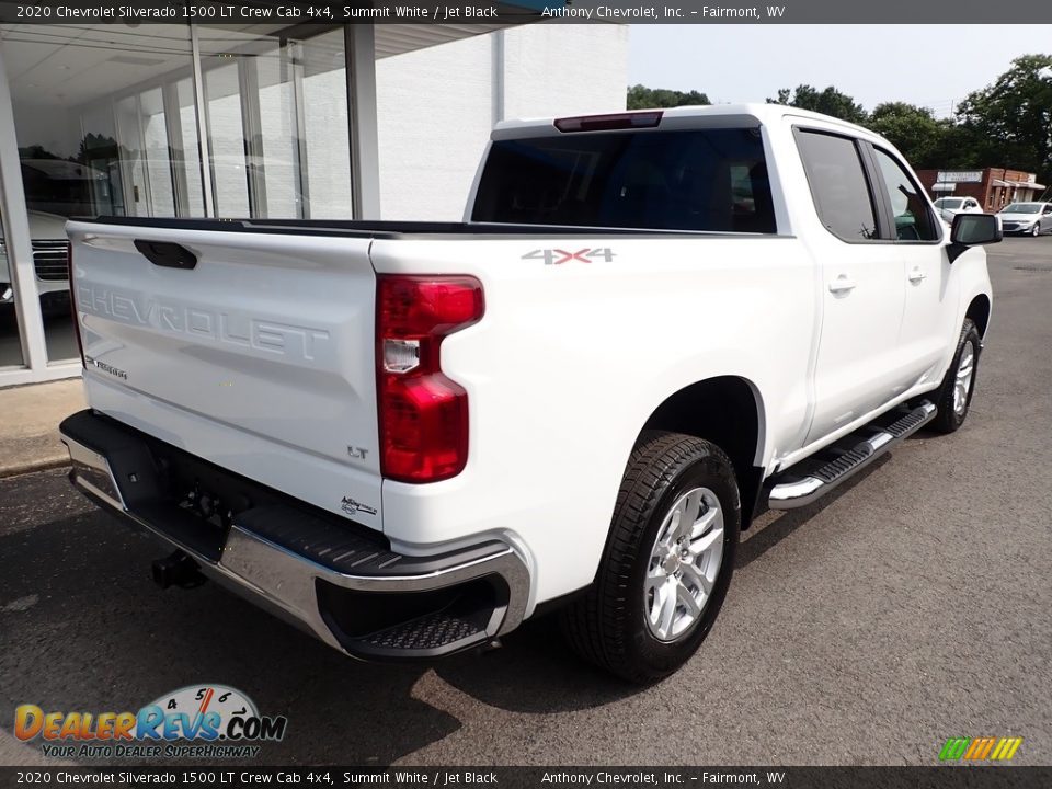 2020 Chevrolet Silverado 1500 LT Crew Cab 4x4 Summit White / Jet Black Photo #3