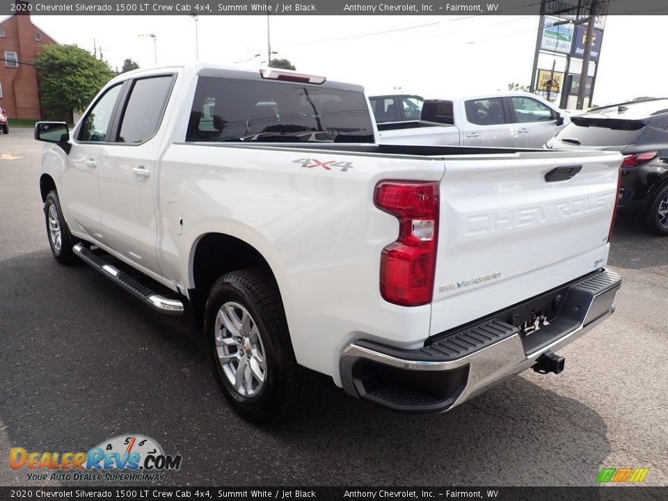 2020 Chevrolet Silverado 1500 LT Crew Cab 4x4 Summit White / Jet Black Photo #5