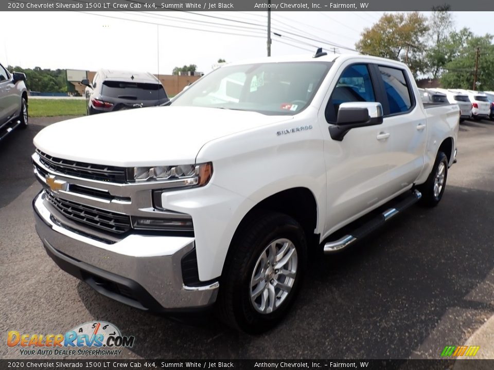 2020 Chevrolet Silverado 1500 LT Crew Cab 4x4 Summit White / Jet Black Photo #6