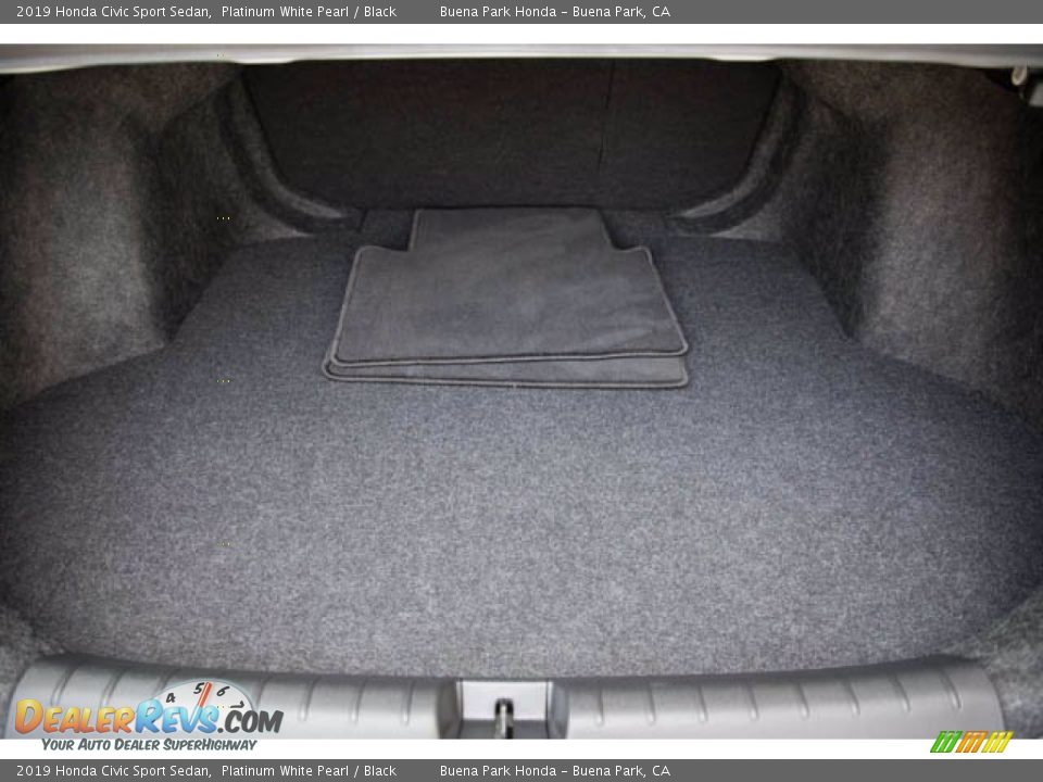 2019 Honda Civic Sport Sedan Platinum White Pearl / Black Photo #20