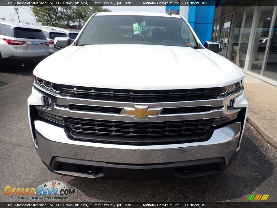 2020 Chevrolet Silverado 1500 LT Crew Cab 4x4 Summit White / Jet Black Photo #7